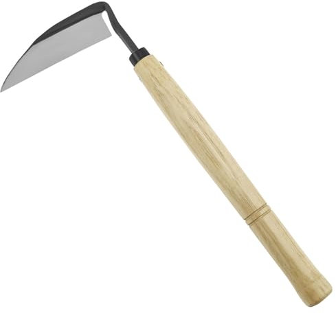 GWCYMYD Jätsichel Verbundstahl 35×12,3×3,8cm Japanischer Unkraut Sichel mit Komfortablem Tragegriff Scharf Sichel Garten japanische sichel für Gemüse Mähen Bodenlockerung