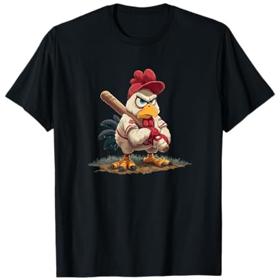Costume de poulailler pour Les Amateurs de Baseball et de Coq T-Shirt