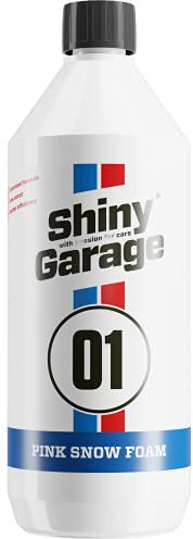 SHINY GARAGE Pink Snow Foam 1 L | Rosa Snow Foam für Winter Autowäsche Dichte Schaumwirkung Sicher für Versiegelungen Entfernt Salz und Schmutz