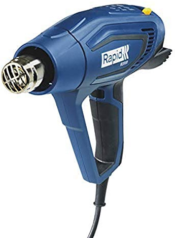 Rapid Heißluftpistole R2000, Heißluftfön 2000 W, 60-600°C, 250-500 l/Min.
