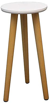 MCDSAJ Wooden Small Round Side Table Plant Stand,Indoor Tall Plant Stand Wood Planter Holder for Flower Pots Modern Home Decor