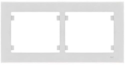 IRIS PLUS | Marco 2 elementos horizontal blanco BJC 18012