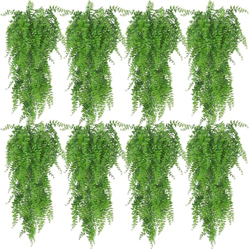 Huryfox Artificial Hanging Plants Fern Vine (8)
