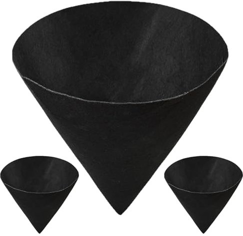 Hogvinnatil Pflanzkorb Einsätze | 3er Set Kegelförmige Pflanzkorb-Einsätze - Kegelförmige Anbaumatte Pflanzzubehör Für Fensterbank, & Gemüsebeete