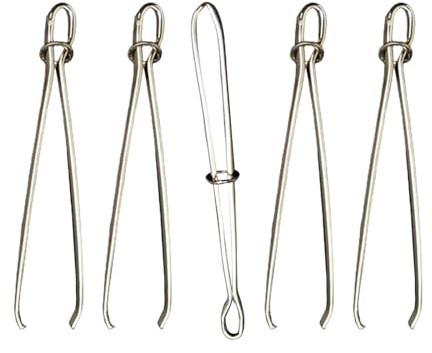 Guangcailun Strumento per infilare elastici con utili pinzette, dispositivo per inserire nastri pizzicati per un efficiente infilaggio di accessori da cucito, strumento per cucire per coulisse in