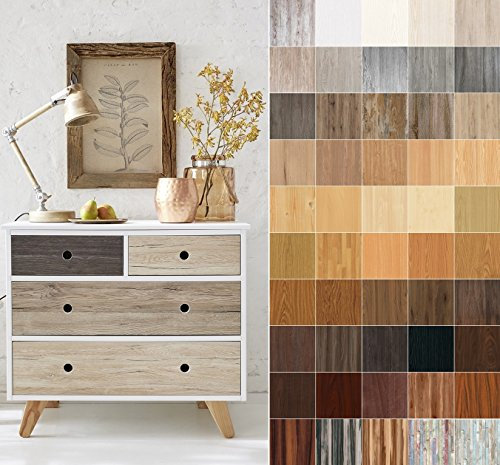 14,28€/m² Klebefolie in Holz-Optik inkl. Rakel & eBook I versch. Dekore & Maße I Selbstklebende Folie Holz für Möbel Küche Tür & Deko I Möbelfolie Holzdekor (Sonoma Eiche - Hell, 210 x 90cm)