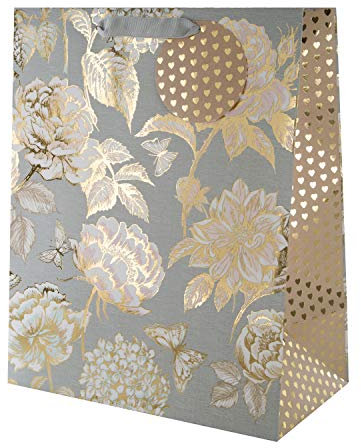 Hallmark Große Geschenktüte – foliertes Blumendesign
