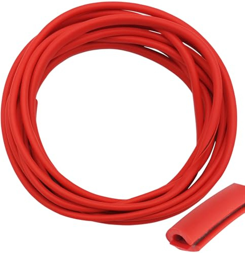 CTRICALVER 5M Rouge Protecteur U - Joint d'Étanchéité pour Bord de Porte Voiture, Conçu pour SUV, MPV et la Plupart des Véhicules