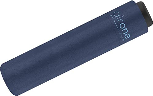 happy rain Rain Air One Pocket Regenschirm, Marineblau, 90 cm