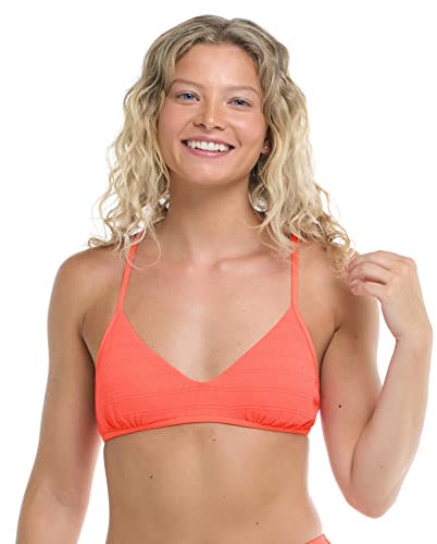 EIDON Women's Madison D, Dd, E-Cup Bikini Top Swimsuit, Citrus Squeeze