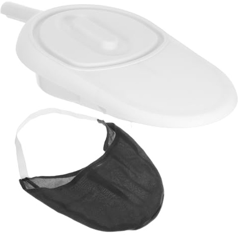 Healvian Padella per Pazienti Allettati Design Ergonomico e Impilabile in Pp per Uso Domestico da Viaggio per Disabili e Anziani