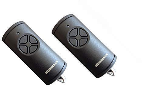 2 Hörmann handhållen sändare HSE4BS HSE4 Mini 4-kommando 868,3 Mhz BiSecur Funk 4511736 struktur svart matt