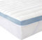 Amazon Basics Memoryschaum Matratzenauflage mit Bändern, 160 x 200 cm, 5 cm Höhe, weiß