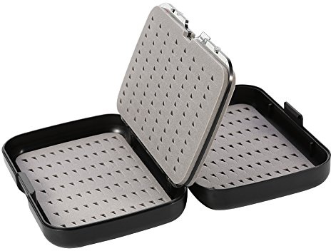 VGEBY1 Fly Fishing Box, Bait Lure Box Lure Hook Storage Case Foam Insert Flies Organizer (#1)