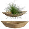 OF 2 Boote zum Bepflanzen im Set - 55 cm lang - Blumentopf aus Holz im Maritim Stil, Blumenkasten (Natur)