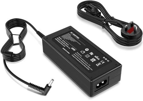 BIUBOTY 19.5V Charger Compatible with HP 45W Laptop Charger for Elitebook/Chromebook/Pavilion/Envy/Spectre/Touchsmart Notebook/Probook HP 250 G7 G6/255 G7 741727-001 Laptop Charger Power Cable