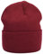 MASADA Damen und Herren Beanie Winter-Mütze - Bordeaux rot