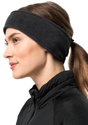 Jack Wolfskin Unisex Vertigo Headband Winter Stirnband, Schwarz, Einheitsgröße EU