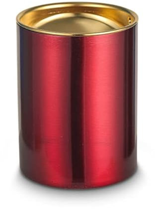 Portable Stainless Steel Windproof Ashtray Detachable Car Cupholder Ash Tray Self Extinguishing Carrier Cup Boys Simple-France,red