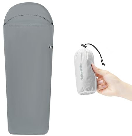 Naturehike Hüttenschlafsack Ultralight Schlafsack Liner nur 128g Reisedecke mit Small Pack Size Innenschlafsack für Backpacking, Hostels, Hütten Camping