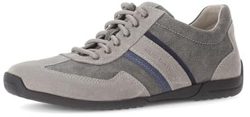 Pius Gabor Herren Sneaker Low,Halbschuhe,recyceltes Futter,Wechselfußbett,Turnschuhe,Laufschuhe,schnürer,Midgrey/dk.Grey/Fjord,46 EU / 11 UK