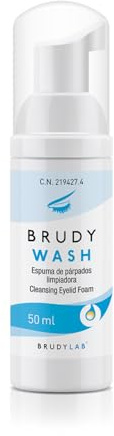 BRUDYLAB - Brudy Wash - Espuma de Párpados Limpiadora - Ayuda a la Limpieza de Secreciones Oculares - Higiene de Párpados y Pestañas - Salud Ocular - 50 ml