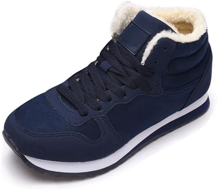 Donna Impermeabile Stivali Trekking Scarponcini Morbidi Casual Scarpe Sportive Outdoor da Neve Invernali Foderato Caldo