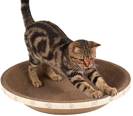 Rascador para Gatos, rascador para Garras de Gato, Tabla de rascar de cartón, para salón, Dormitorio, balcón y Esquinas