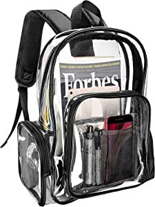 Procase Sac à Dos Transparent Imperméable, Sac Étanche pour Plage, Piscine, Soirées Pyjamas, Voyage, Cadeau Craquant pour Fille Garçon Femme Homme et Les Personnes Tendances -Bleu