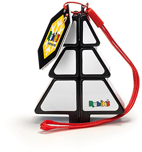 RUBIK'S, Albero di Natale Cubo di Rubik's, l'Originale Cubo di Rubik's, Regalo di Natale per Albero, Decorazione Albero di Natale, 8+ Anni