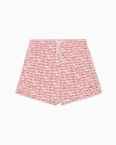 Emporio Armani Bañador Tipo bóxer para Hombre, Rojo/Blanco, L