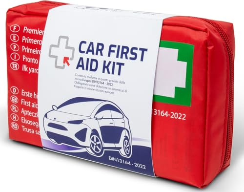 Borsetta di Pronto Soccorso per auto norma DIN 13164 EUROKIT B 2022