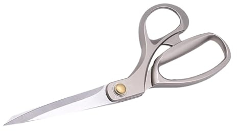 BEBEMOKO Tijeras De Sastre De Acero Inoxidable Ligera y Precisa Para Cortar Tela y Manualidades Mango Ergonómico Para Uso Profesional y Doméstico