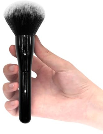 LunarCharm Pinceau Poudre Rond, Pinceau Maquillage, Pinceau Fond de Teint, pinceau de maquillage professionnel pour mélanger liquide, crème et poudre, polissage