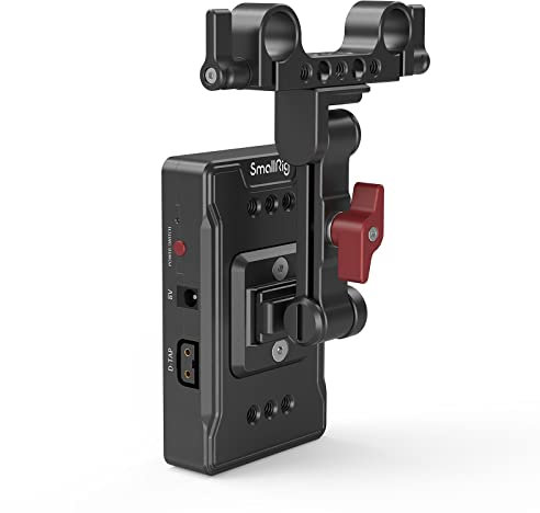 SMALLRIG V Mount Akkuplattenadapter mit Verlängerungsarm Dual 15mm Stangenklemme - 3499
