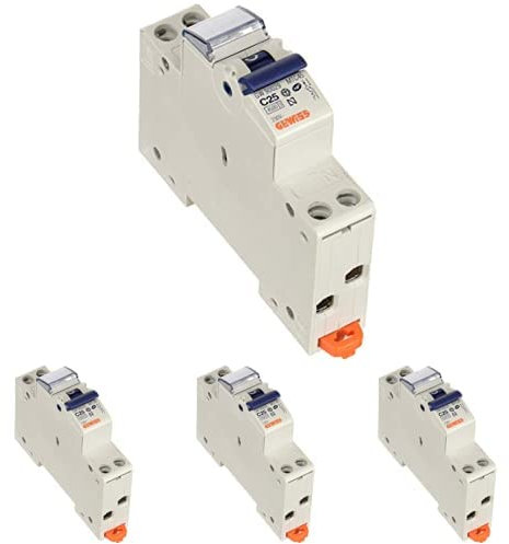Gewiss GW90029 Interruttore Magnetotermico, Automatico, Pacco da 4