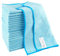 IDEA HOME Panni Microfibra 24 Pezzi - Panni per la Pulizia 30x30cm - Panni per la Polvere - Riutilizzabile Panni Multiuso per Casa, Cucina - Blu