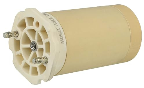 vhbw elemento riscaldante compatibile con Leister FUSION 3 C, 2 pistola di saldatura a aria calda - 1750 W, Nucleo in ceramica, 4,45 x 8,6 cm