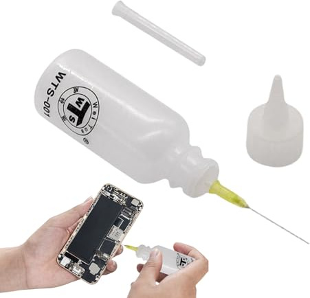 Botella De Compresión De Aguja De Precisión | Contenedor De Gotero Líquido Con Sello Apretado | Herramienta De Aplicador De Punta Fina Recargable Para Aceite, Pegamento, Pintura, Plumones, Arte