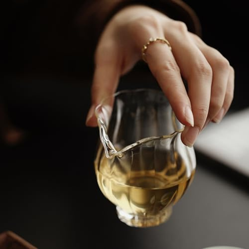 LEEDJUINE rättvisa kopp transparent värmebeständigt glas, 150 ml 145 g, Kung Fu tedispenser tekoppar