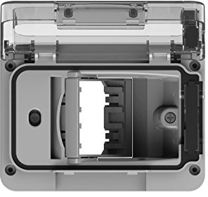 4Box 4B.W.RAL Wide Ip55 per Scatola da Incasso Tipo 503, Grigio