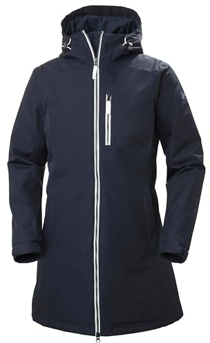 Helly Hansen Women's W Long Belfast Winter Jacket, Navy, XL