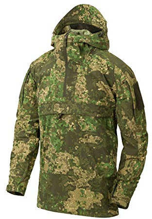 Helikon-Tex Uomo Anorak Mistral Soft Shell Giacca PenCott Wildwood Taglia M (EU) / S (US)