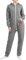 Basisstoff 26L3 Jumpi Damen Jumpsuit Overall Onesie Einteiler Dunkelgrau Gr. S