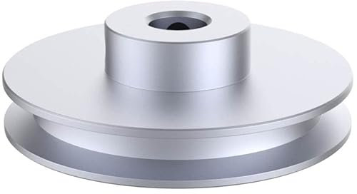 CHANCS Riemenscheibe mit 100 mm Außendurchmesser und 10 mm fester Bohrung für Bohrmaschinen mit 6 mm PU-Rundriemen