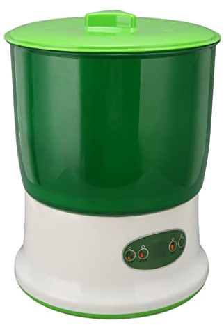 Macchina Per Germogli di ioli, Kit di Germogli di Semi, Spruzzatore a 360 Gradi Creatore Automatico ligente di Germogli di ioli Per Ravanello, Erba Medica, Erba di Grano, Germogli di Brocco(220V -EU)