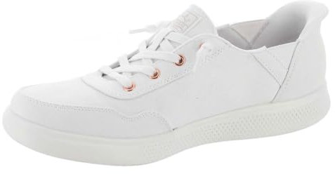 Skechers Damen Hands Free Slip Bobs Skip B Cute Sweet Sneaker, Weiss/opulenter Garten, 38 EU Weit