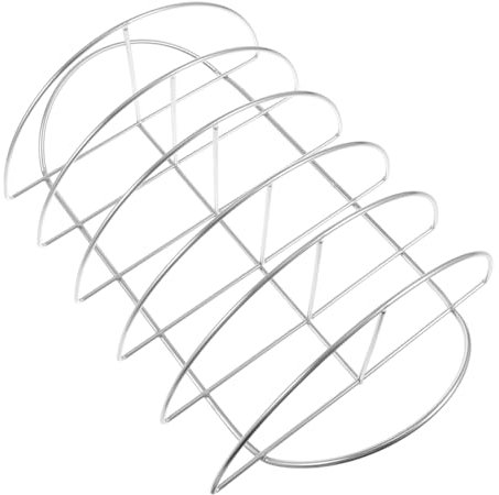 BESPORTBLE 1pezzi Alette di Pollo Resistente al Calore Ripiano per Acciaio Inossidabile Supporto per Barbecue Portatile per Bistecche Antiaderente per Esterni Utensile per Pollo e Agnello