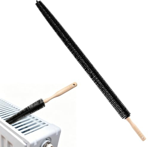 Spazzola Pulisci Termosifoni Flessibile Lungo, Pulizia Termosifoni Spazzola per Pulire Radiatore Asciugatrice, Scovolino Lunga in Nylon Radiator Cleaner Brush Dryer Vent Cleaning Brush