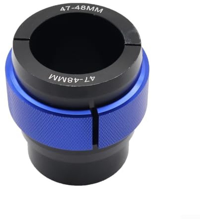 Chiave paraolio per forcella anteriore moto, in alluminio CNC, ammortizzante, strumento per manutenzione e riparazione di guarnizioni della forcella (47-48 mm)